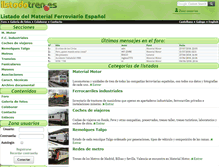 Tablet Screenshot of listadotren.es